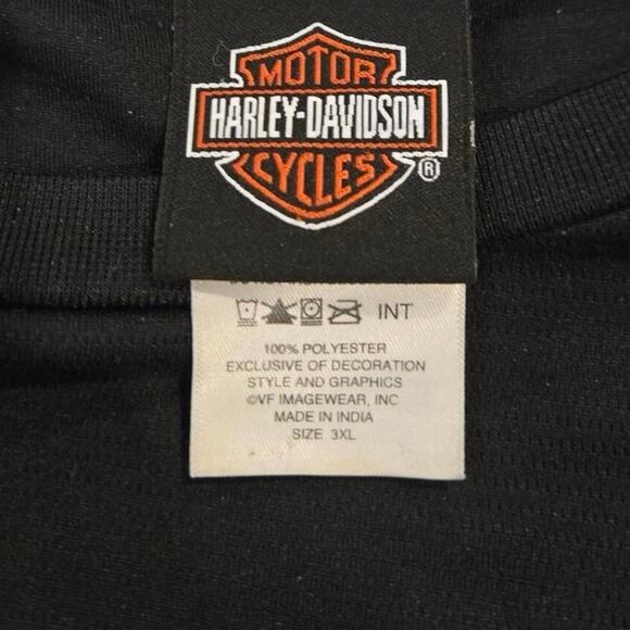 Harley-Davidson Solid Black Grand Rapids, Michigan Shirt 3XL - Picture 7 of 7